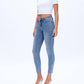Bayeas - Mid Rise Stretch Ankle Skinny Denim Jean