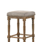Farsiris Weathered Counter Height Stool Set of 2 - Beige