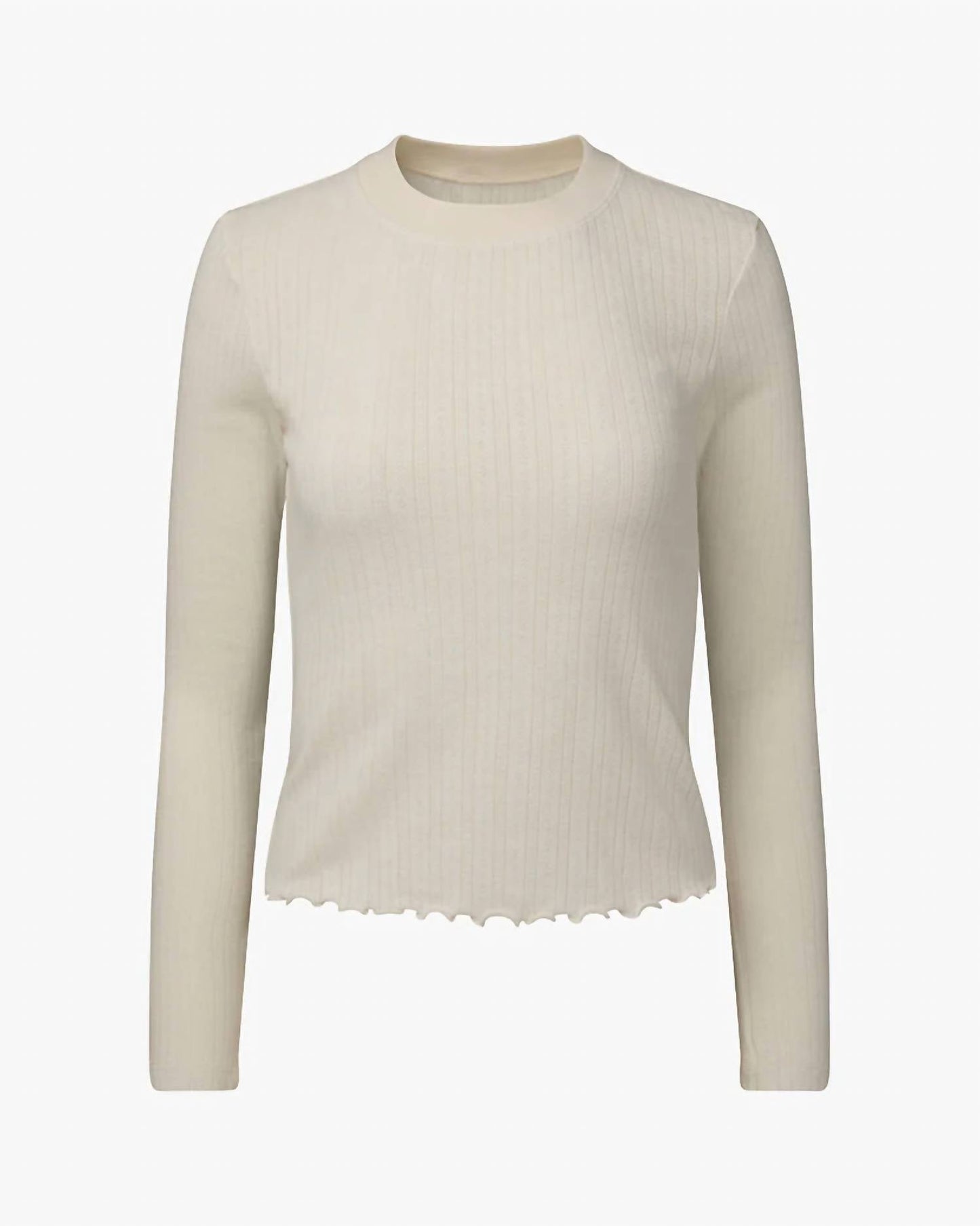 We Wore What - Long Sleeve Pointelle Pajama Top