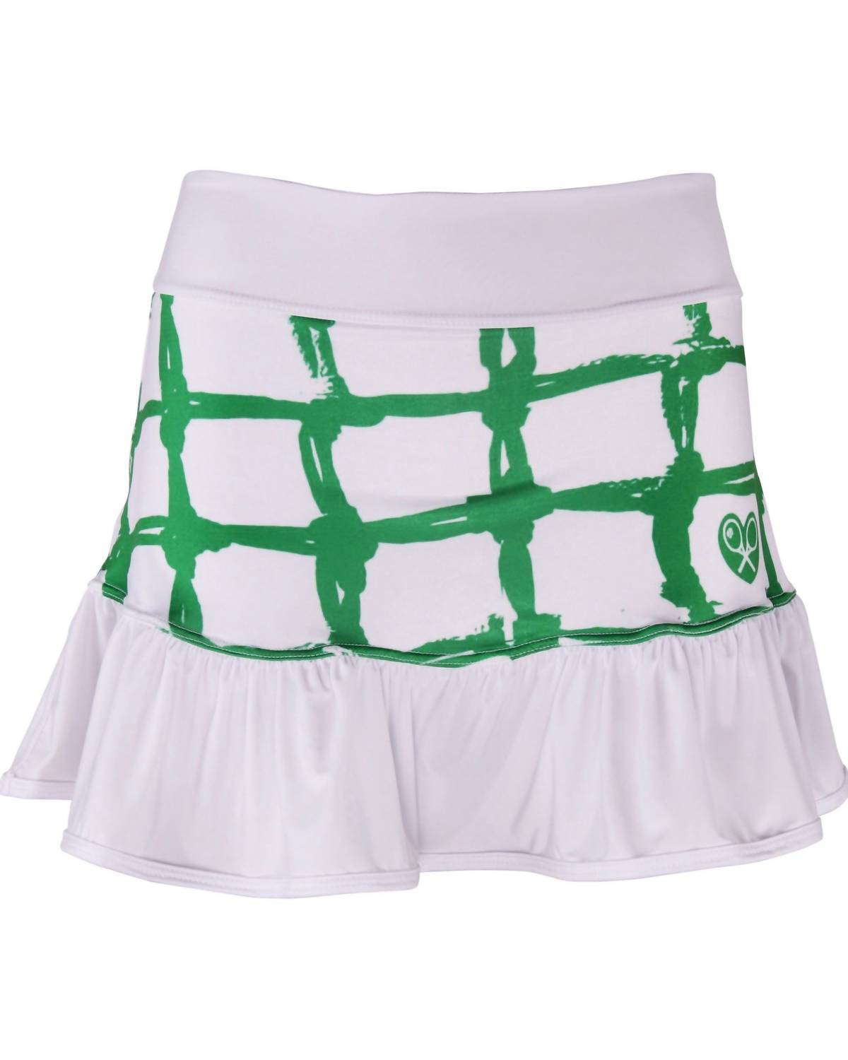 Love Love Tennis - Women's Limited Tennis Net On Ruffle Skirt
