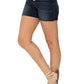 Judy Blue - EXPOSED BUTTON FLY HIGH RISE SHORTS