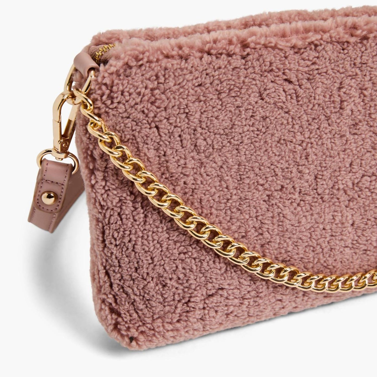 Like Dreams - Women's Demi Faux Fur Sherpa Envelope Shoulder Bag