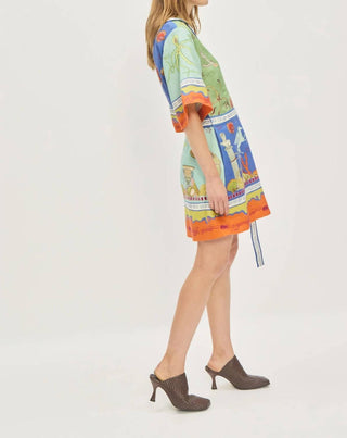 Alemais - Mini Vestido Surrealista de Verão V