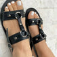Christina Christi - LEATHER SANDALS VINTAGE DESIGN