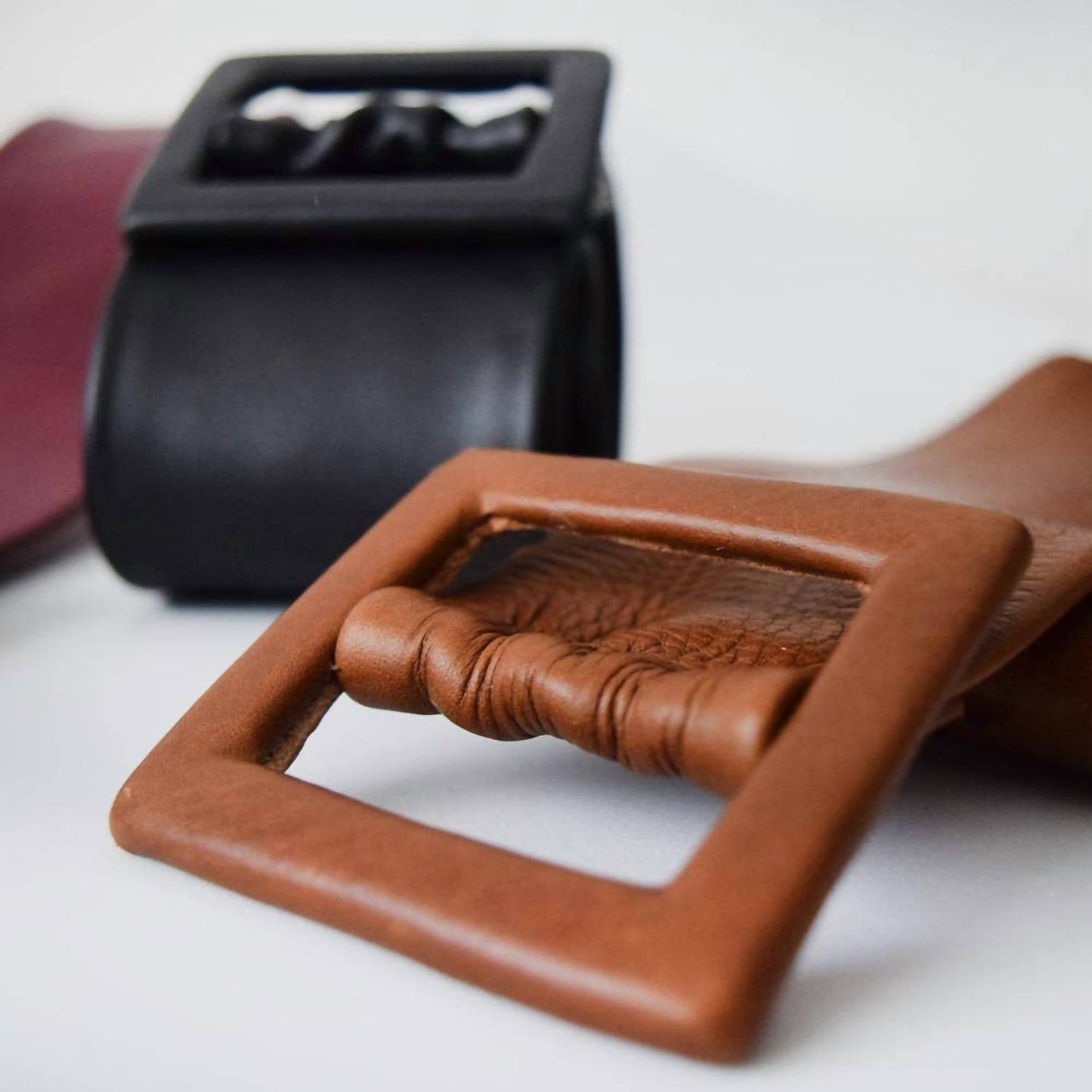 Ada Collection - Apropos Leather-wrapped Buckle Belt