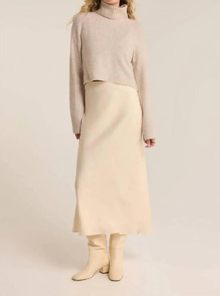 Z Supply - Europa Poly Sheen Midi Skirt