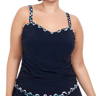 Perfil da Gottex - Top tankini franzido com aro plus size