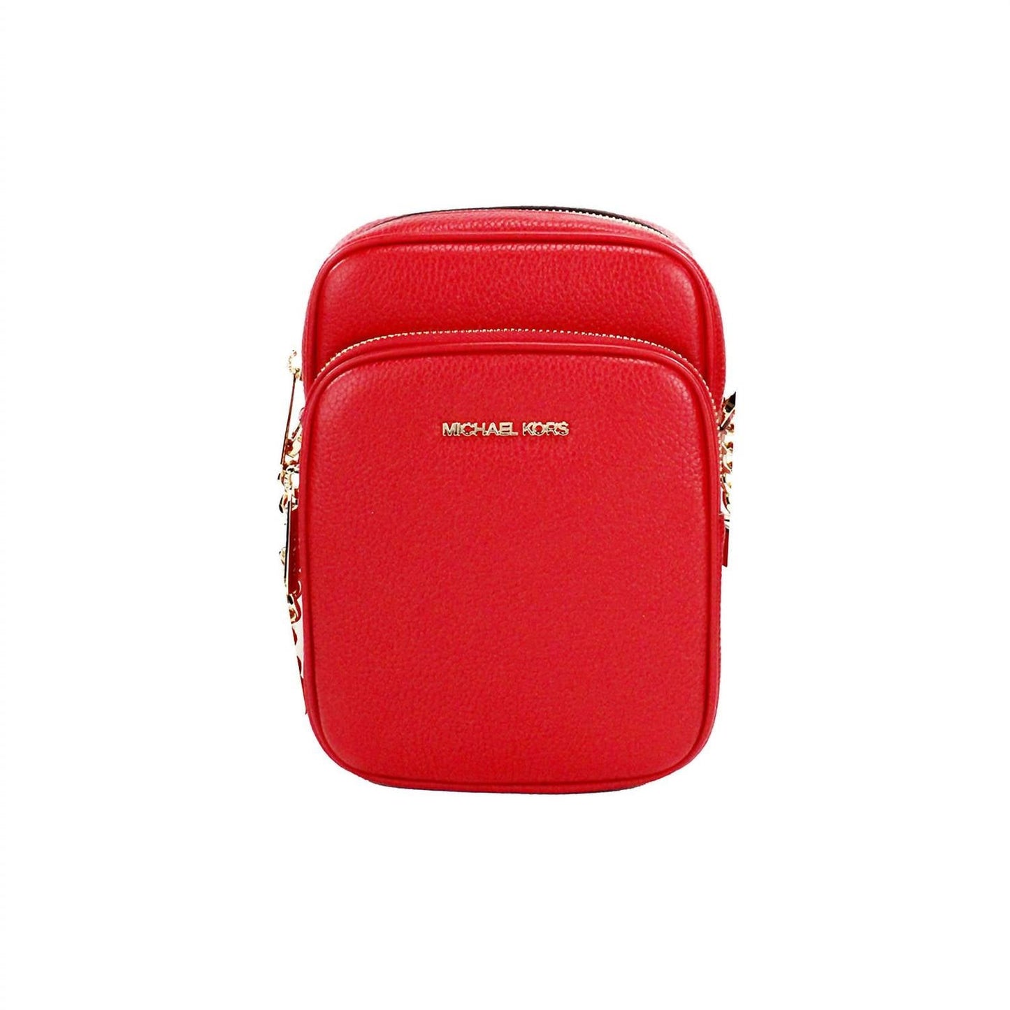 Michael Kors - Women's Jet Set Pebbled Leather North South Chain Crossbody Bag