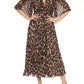 Joseph Ribkoff - Animal Print Chiffon Dress