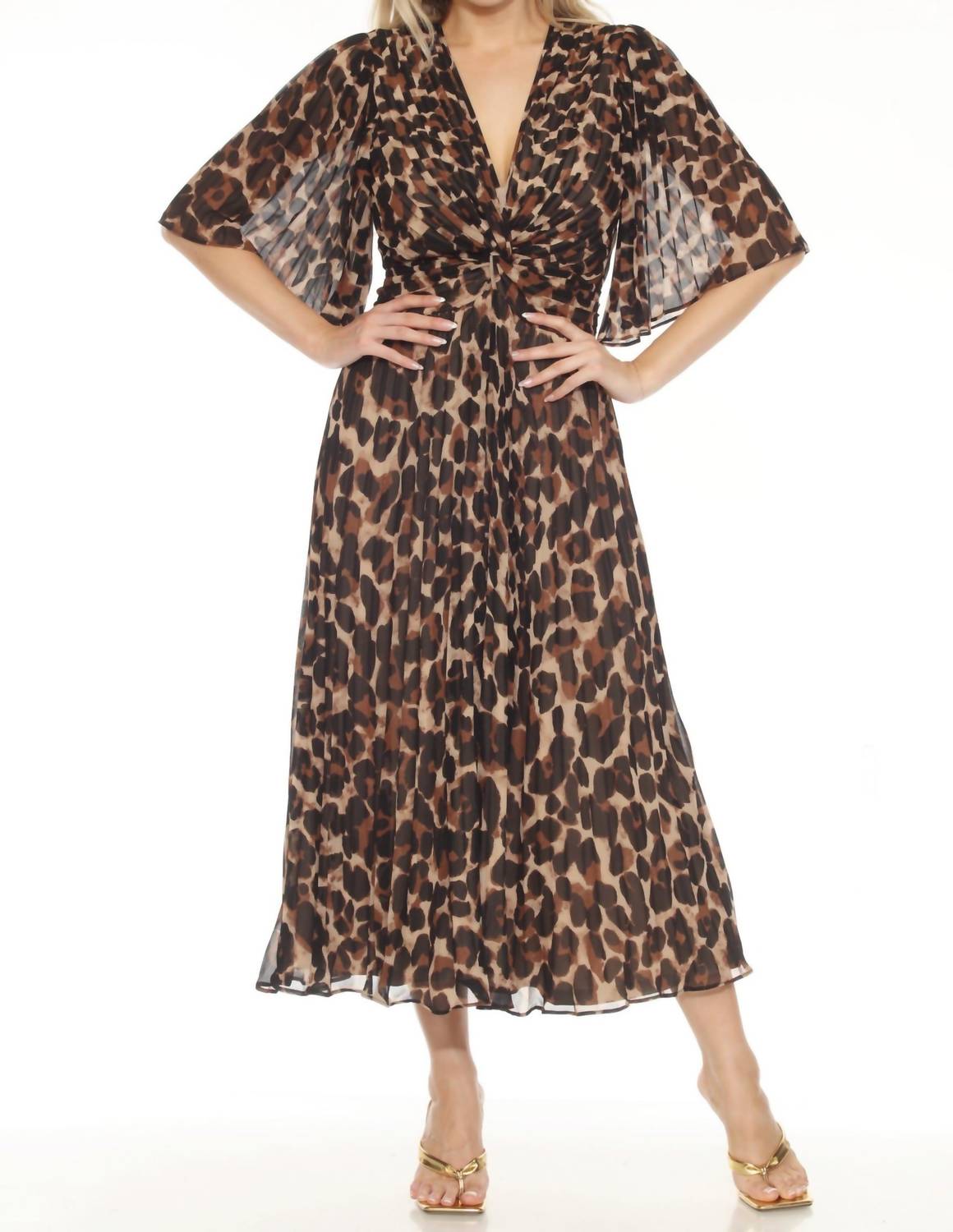 Joseph Ribkoff - Animal Print Chiffon Dress