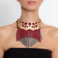 Avenue Chic - Women's Collar Rosa Luna Necklace