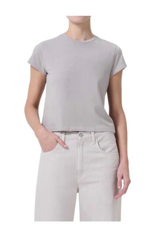Agolde - Camiseta curta Adine Shrunken