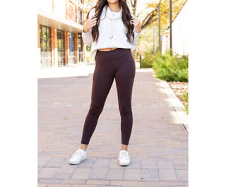 Julia Rose - Belle Fleece Full Length Leggings With Pockets