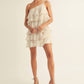 Arose Studio - Olivia One Shoulder Tiered Mini Dress