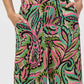 Joseph Ribkoff - Woven Paisley Print Wide-Leg Pants
