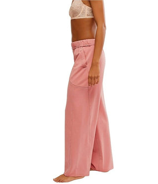 Free People - Calça Lounge de perna larga Don't Wait Up