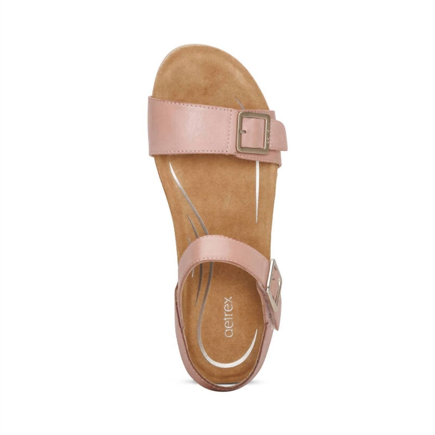 Aetrex - Women's Lexa Quarter Strap Wedge Sandals