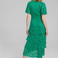 Joseph Ribkoff - Floral Lace Midi Dress