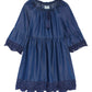 Peek ArenT You Curious Kids Lace Hem Dress - Indigo