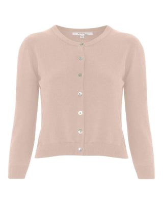 Marble - Cardigan feminino liso com botões