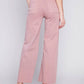 Charlie B - Raw Edge Wide Leg Pants