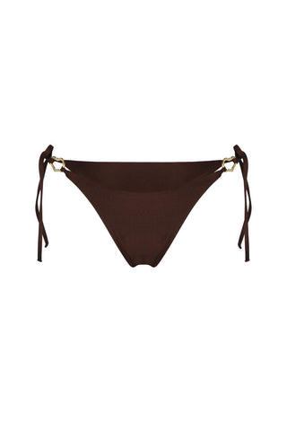 Nelblu - Cueca de biquíni atrevida com gravata lateral Petalo
