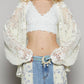 Pol - Crochet Open-front Cardigan