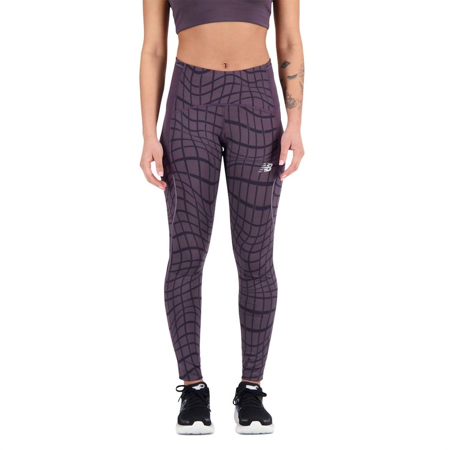 New Balance - WOMEN'S PRINTED MID RISE IMPACT RUN TIGHT