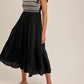 Hem & Thread - Crochet Front Shoulder Tie Dress