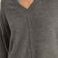 Z Supply - Wilder Cloud V-Neck Long Sleeve Top
