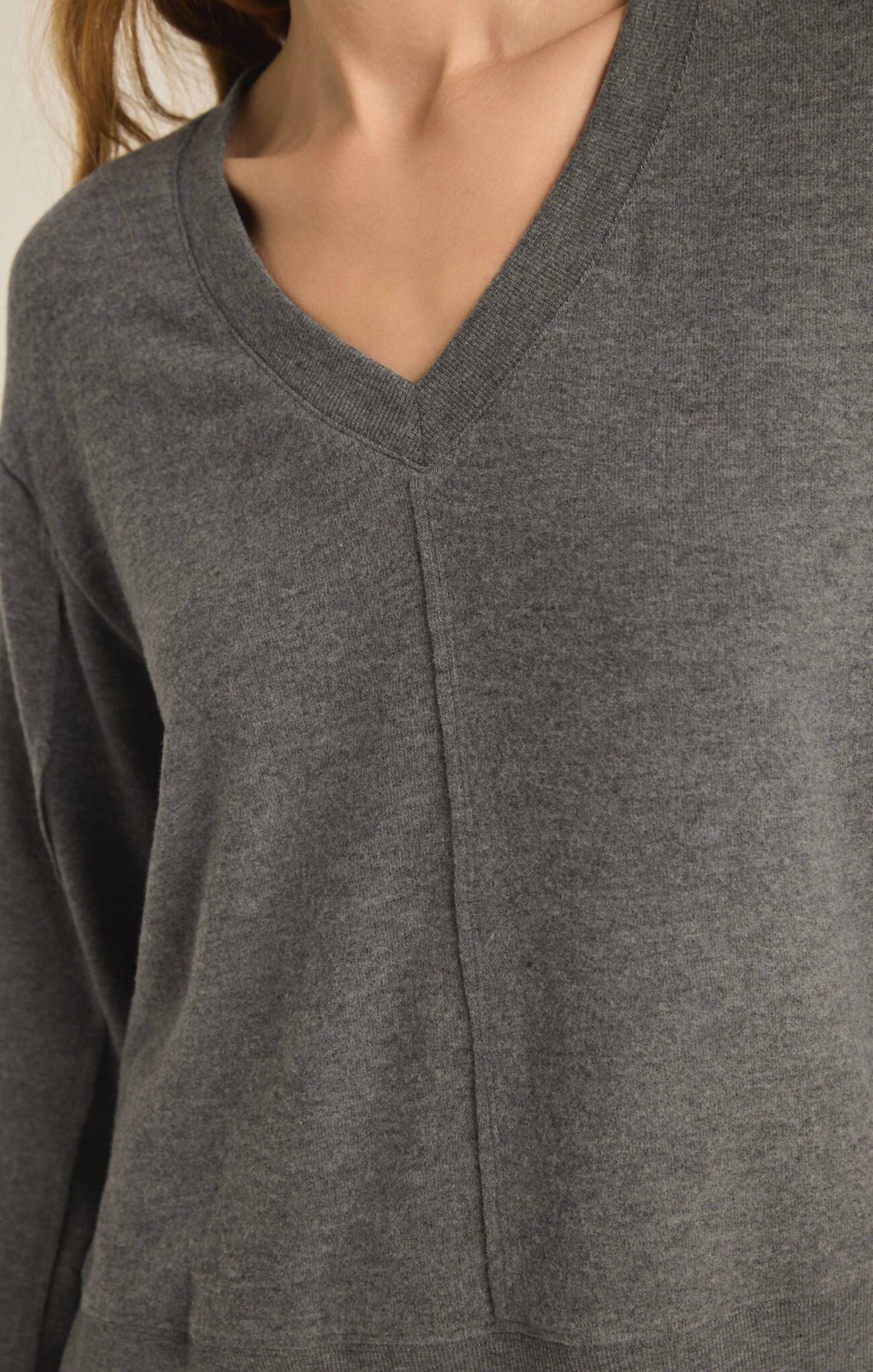 Z Supply - Wilder Cloud V-Neck Long Sleeve Top