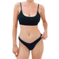 Gigizara - Midnight Surf Bikini Top Retro Surf Chic & Eco Finish