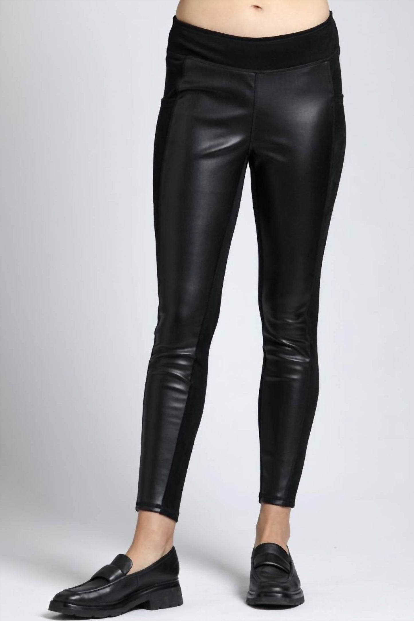 Apny - Mixed Media Leggings