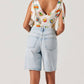 Astr - Allexina Satin Tie Shoulder Top