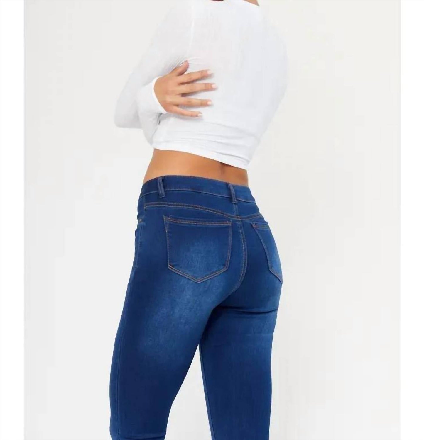 1822 Denim - Mid Rise Butter Ankle Skinny Jeans