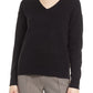Nordstrom Black V-Neck Sweater - Medium