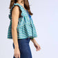 Mille - Chelsea Blouse Printemps Stripe