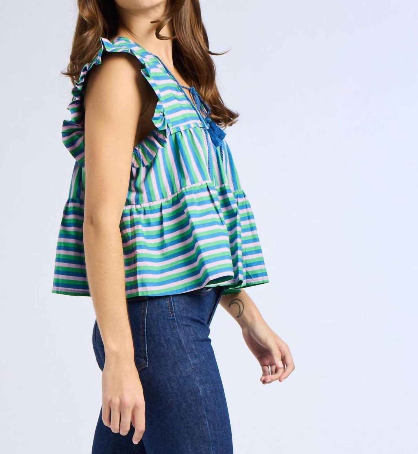 Mille - Chelsea Blouse Printemps Stripe