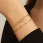 Eklexic - Women's Knot Toggle Paperclip Chain Bracelet