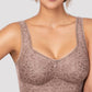 Siluets - No Hoop Bra With Wide Padded Straps And Deep Cups | Inner Elastic Band For Extra Support