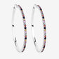 2.24 Carat Genuine Multi Sapphire .925 Sterling Silver Earrings