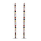 2.24 Carat Genuine Multi Sapphire .925 Sterling Silver Earrings
