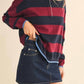 &Merci - Striped Rugby Polo Shirt