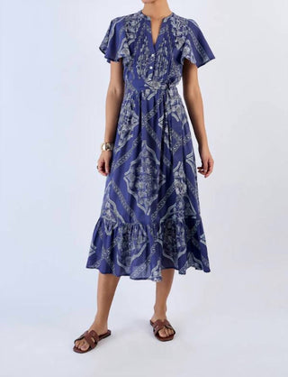 Beyond By Vera - Vestido Midi Leni com Decote em V