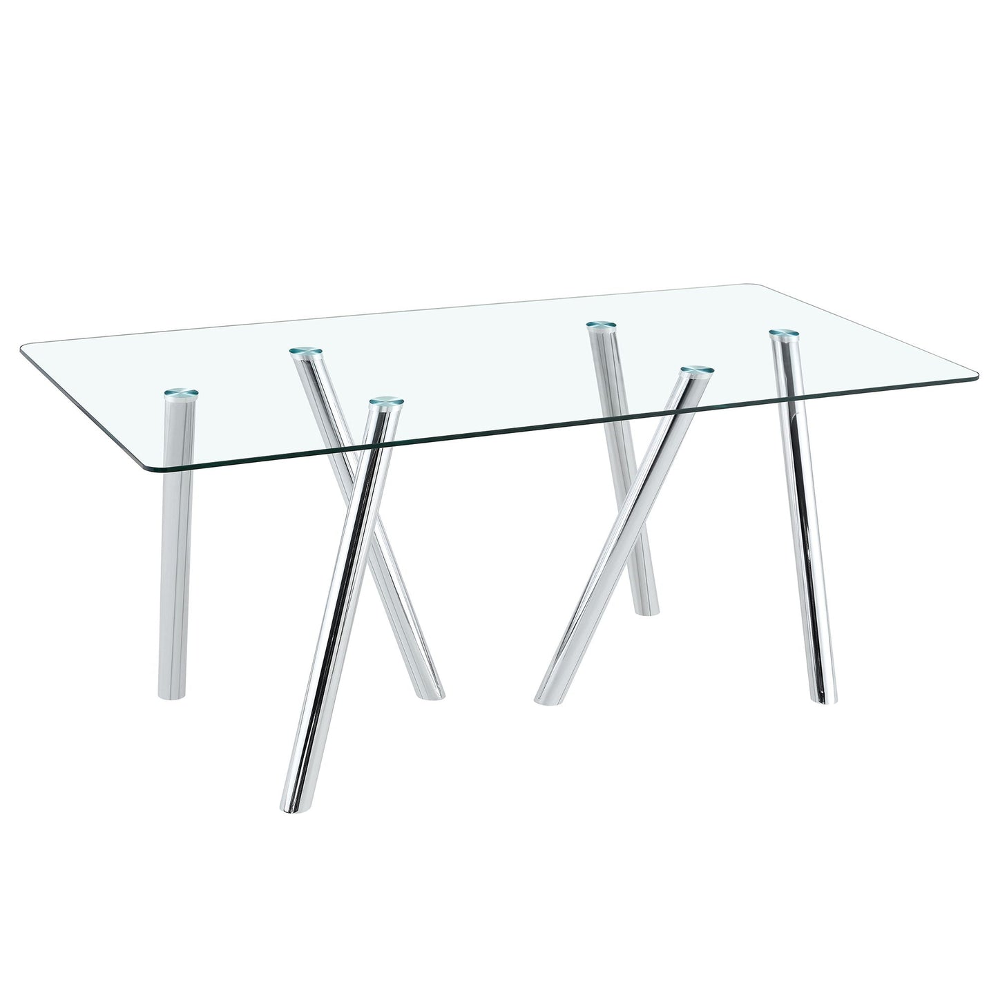 Dining Table With Transparent Surface