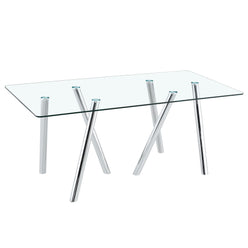 Dining Table With Transparent Surface