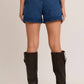 Le Lis - Alyx Pleated Denim Shorts