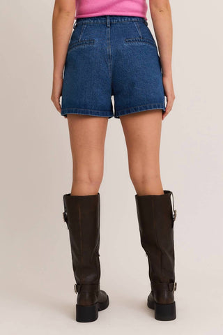 Le Lis - Alyx Pleated Denim Shorts