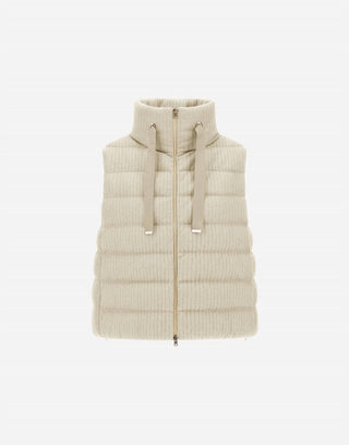 Herno - Shiny Ribbed Knit Vest