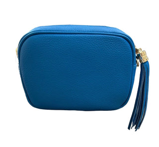 Cadenza Itália - Bolsa transversal feminina de couro estilo câmera
